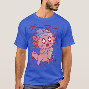 T-shirt Joyeux Axolotl Jeu Japon Style Kawaii Anime Jeu