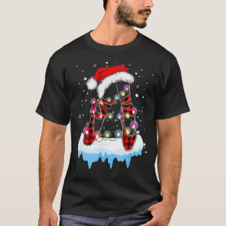 T-shirt Joyeux ballet de Noël danseuse Ballerina Père Noël