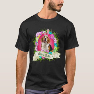 T-shirt Joyeux Beagle de Pâques portant Cool des oeufs d'o