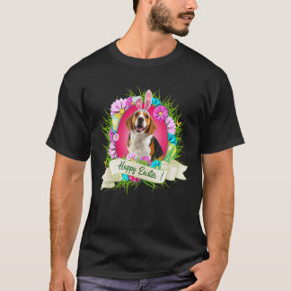 T-shirt Joyeux Beagle de Pâques portant Cool des oeufs d'o