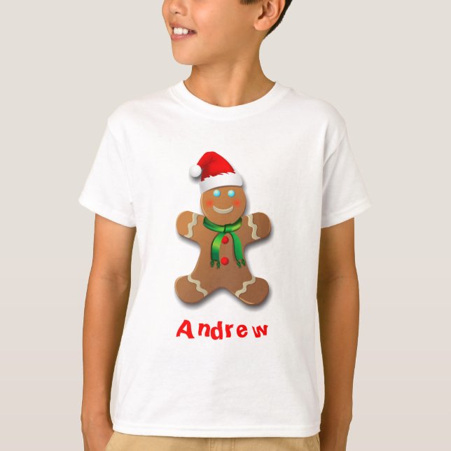 T-shirt Joyeux bonhomme en pain d'épice (Devant)