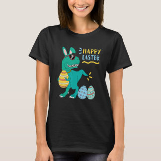 T-shirt Joyeux Bunny de Pâques Dinosaur lapin enfants Dino