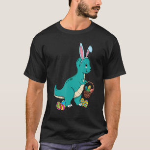 T-shirt Joyeux Bunny de Pâques Dinosaur Trex Egg Boys Enfa