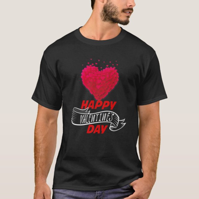 T-shirt Joyeux cadeau de la Saint Valentin (Devant)