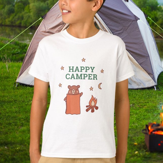 T-shirt Joyeux Camper Cute Bear Camping Anniversaire (Créateur téléchargé)
