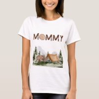 Joyeux Camper Mountain Forest Bear Anniversaire ma