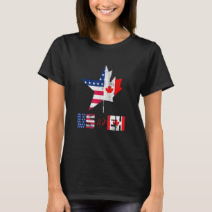 T-shirt Joyeux Canada Day Us Eh Drapeau Canadien Patriotiq