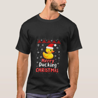 T-shirt Joyeux canard de Noël Gros canard Noël