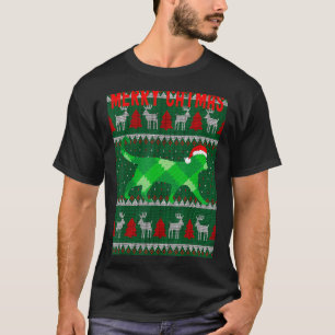 T-shirt Joyeux Catmas en pyjama de famille moche
