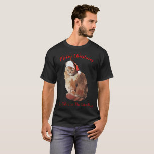 T-shirt Joyeux chat de Noël