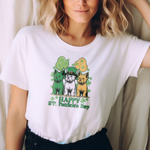 T-shirt Joyeux chien de Jour de la Saint Patrick