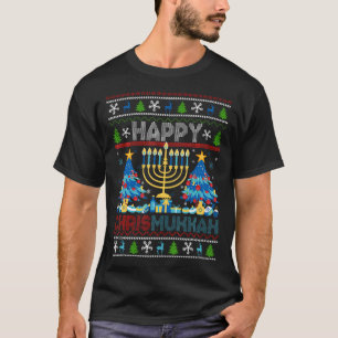 T-shirt Joyeux Chrismukkah Bonne Hanukkah Juif Noël Sale