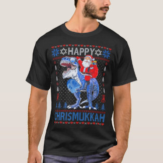 T-shirt Joyeux Chrismukkah Hanoukka Christmas Père Noël