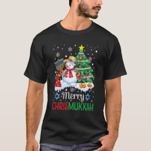 T-shirt Joyeux Chrismukkah  Hanukkah Noël Xmas juif