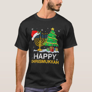 T-shirt Joyeux Chrismukkah Noël juif Hanukkah Fête