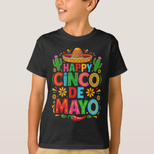T-shirt Joyeux Cinco De Mayo Fiesta Parti Mexicain Hommes