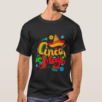 T-shirt Joyeux Cinco De Mayo Hommes Femmes Enfants 5 De Ma