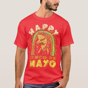 T-shirt Joyeux Cinco De Mayo Taco Célébration de nourritur