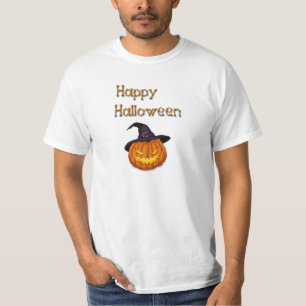 T-shirt Joyeux Citrouille Halloween avec Casquette