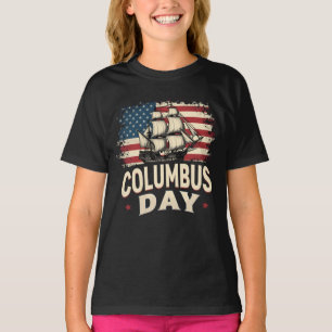 T-shirt Joyeux Columbus Day of Exploration and Reflection