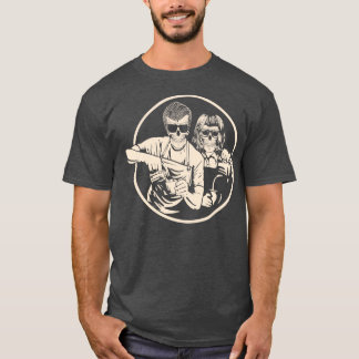T-shirt Joyeux Couple de Barista Morte