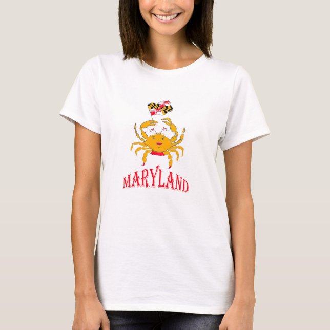 T-shirt Joyeux crabe du Maryland (Devant)