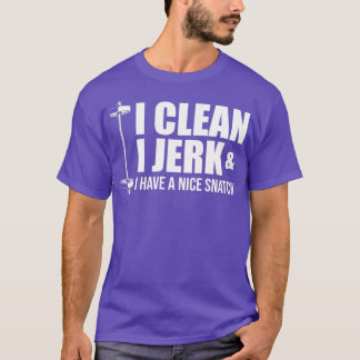 T-shirt joyeux croisés cadeau femmes nausée jerk nettoyer