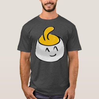 T-shirt Joyeux Curling Rock gris foncé