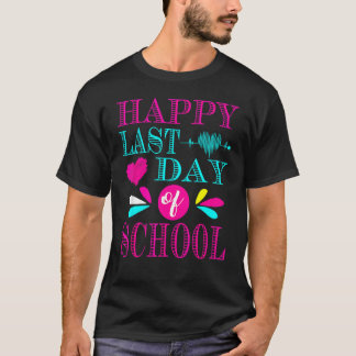 T-shirt Joyeux Dernier Jour D'École