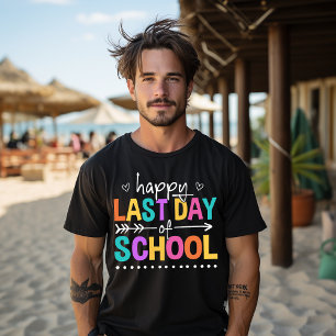 T-shirt Joyeux Dernier Jour D'École Bonjour L'Été 