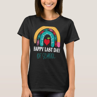 T-shirt Joyeux Dernier Jour D'École Enseignant Élève Remis