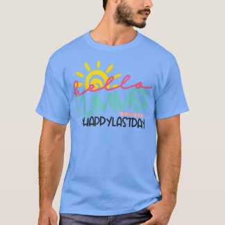 T-shirt Joyeux Dernier Jour d'École Professeur Élève Bonjo