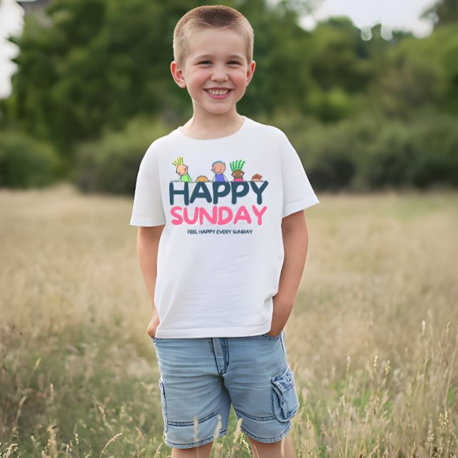T-shirt Joyeux dimanche (Créateur téléchargé)