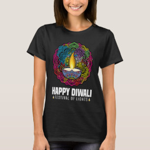 T-shirt Joyeux Diwali Festival Des Lumières Célébration Hi