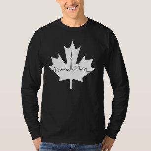T-shirt Joyeux drapeau Feuille d'érable de la fête du Cana