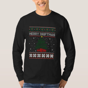 T-shirt Joyeux Driftmas Street Racing Noël Drifting