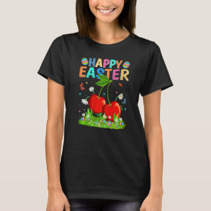 T-shirt Joyeux Easter Bunny Egg Cherry Pâques dimanche de
