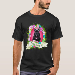 T-shirt Joyeux Easter Scottish Terrier portant Bunny Ear E