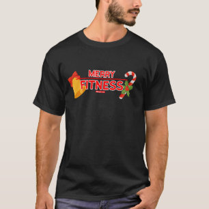 T-shirt Joyeux entraînement Fitness Funny Christmas Gym Tr