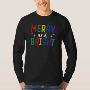 T-shirt Joyeux Et Lumineux Noël