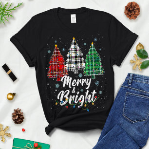 T-shirt Joyeux et lumineux sapin de Noël - Joyeux et lumin