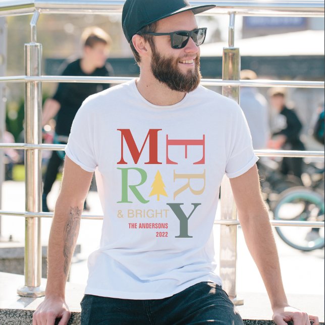 T-shirt Joyeux Et Minimaliste Moderne Et Moderne (Créateur téléchargé)