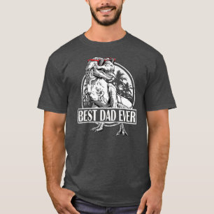 T-shirt Joyeux FatheRex Jour Dinosaure Père Papa Tee T Rex