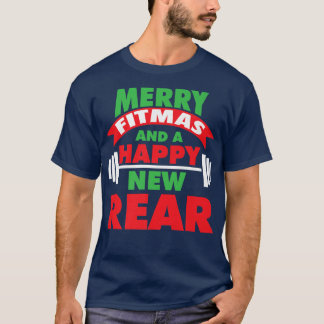T-shirt Joyeux Fitmas Et Joyeux Nouvel Atelier De Vacances