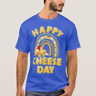 T-shirt Joyeux Fromage National Jour Drôle Correspondant F