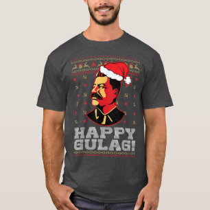 T-shirt Joyeux goulag Joseph Staline Joyeux goulag Drôle l