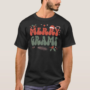 T-shirt Joyeux Grams grand-mère Noël Grams grand-mère Xm