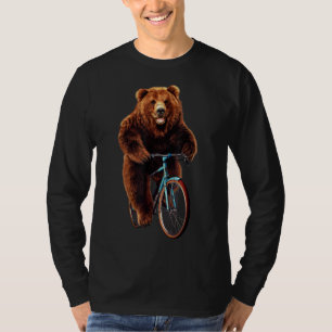 T-Shirt - Joyeux Grizzly Bear vélo de montagne