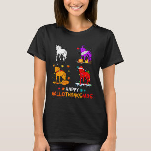 T-shirt Joyeux Hallo Merci Mas Action de grâce Halloween N