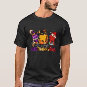 T-shirt Joyeux Hallothanksmas Dents Dentiste Hygiéniste De